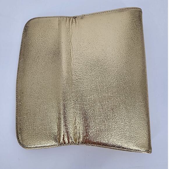 Vintage Gold Metallic Clutch Purse - Picture 9 of 14